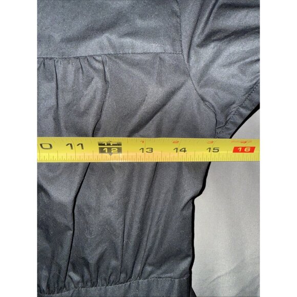 Theory Midi Dress Women’s Size 4 Tie Back Backless Black 100% Cotton - Picture 9 of 15